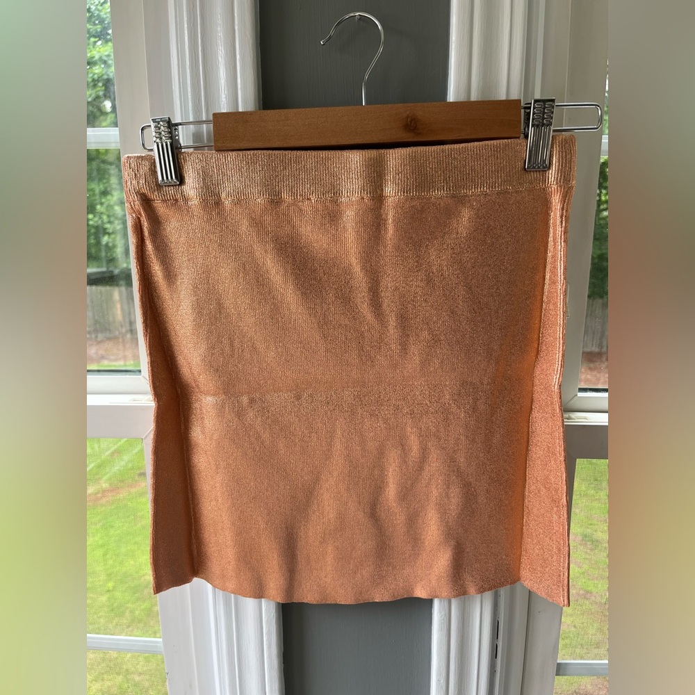 Diesel BR-M-Onerva foiled mini skirt - Picture 7 of 7